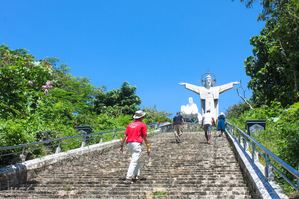 The Statue Jesus Christ in Vung Tau	